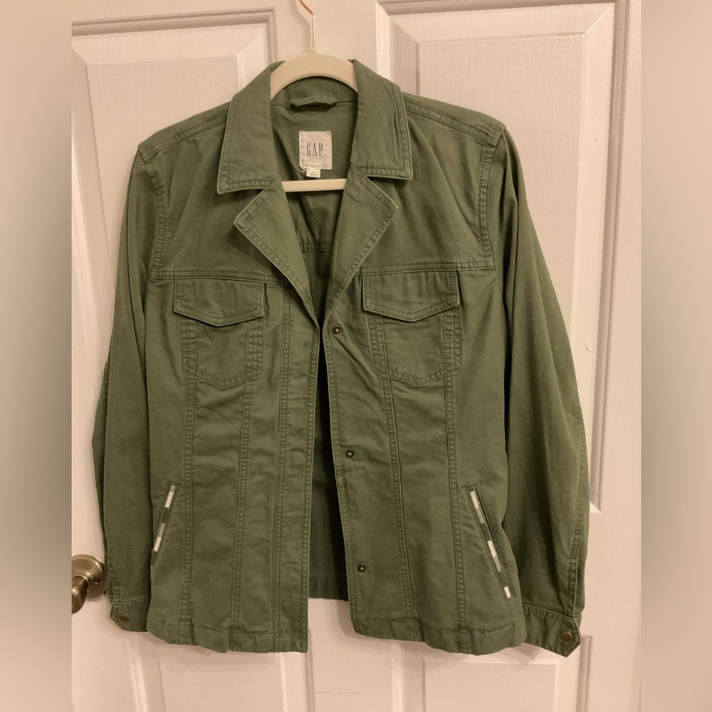 GAP Sage Green Casual Jacket